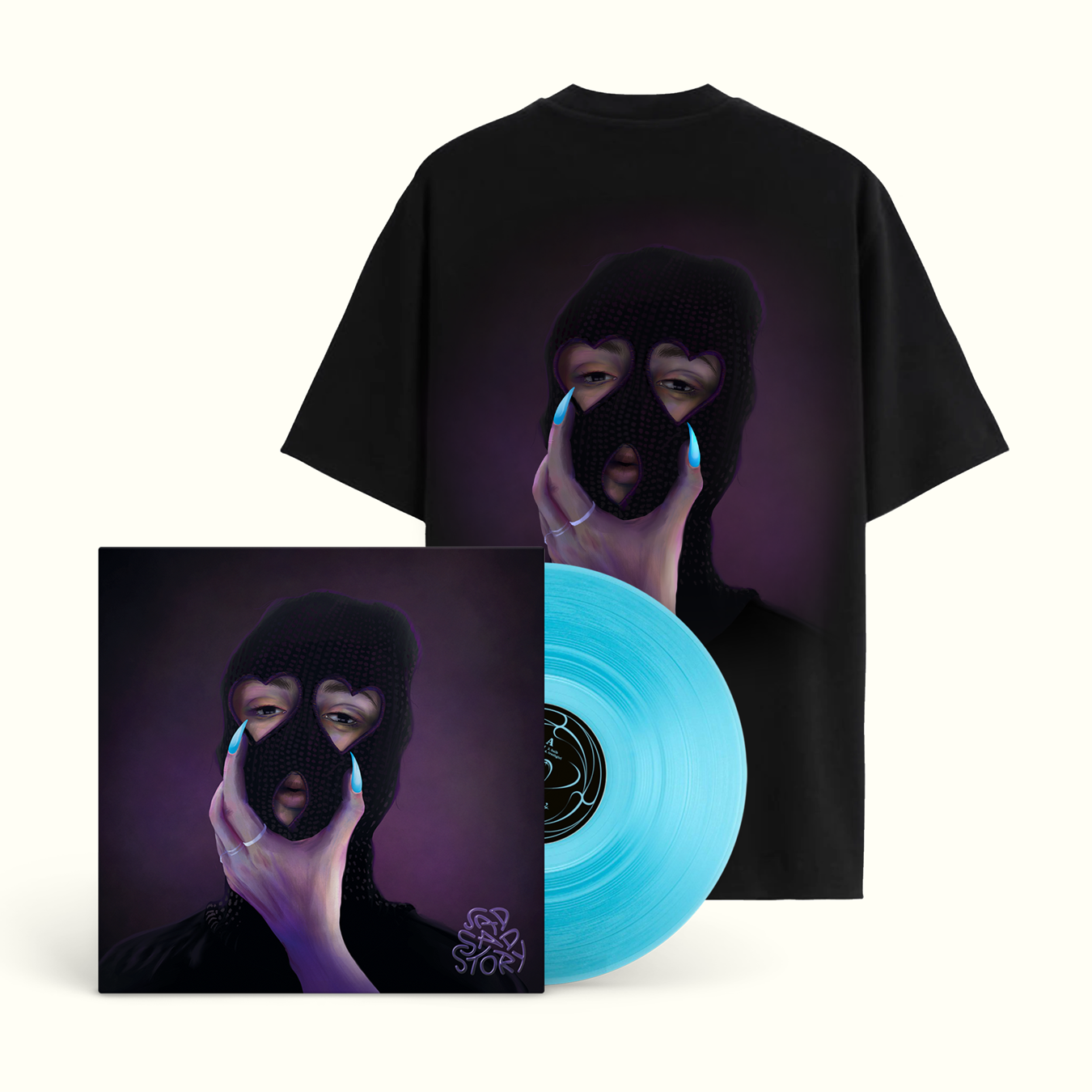 Blue Vinyl LP & Shirt Bundle